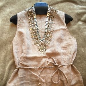 Stunning linen tunic from Lafayette 148!